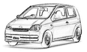 ダイハツ　ミラ（2005年式）の車検費用について