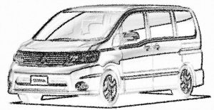 日産セレナの車検。結局ガソリンスタンドで受けました。